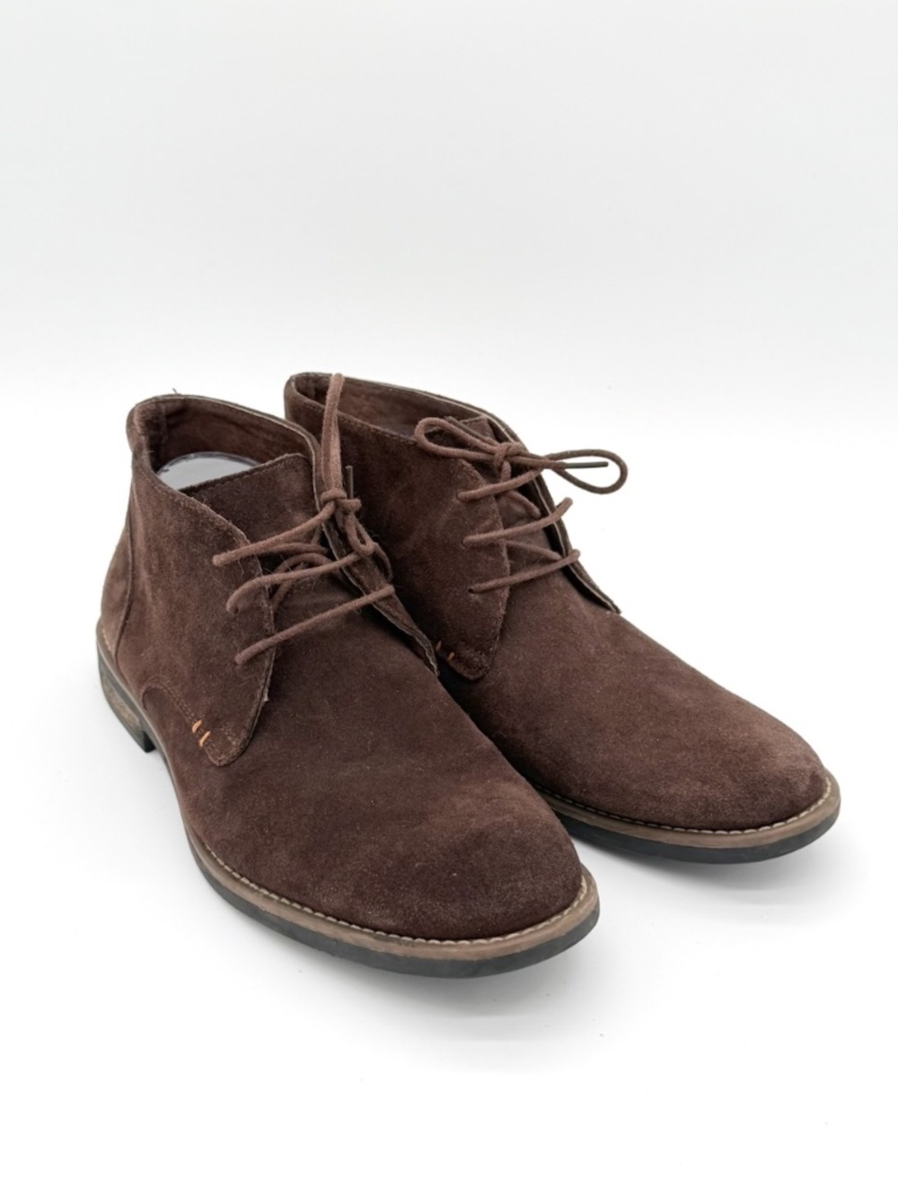 Bruno Marc Men 10 Urban 01 Suede Chukka Boots Brown Lace Up Ankle Dress Casual